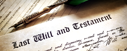Copy Of Last Will And Pen